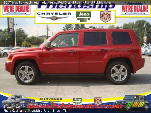 2007 Jeep Patriot Limited 4x4 in Inferno Red Crystal Pearl