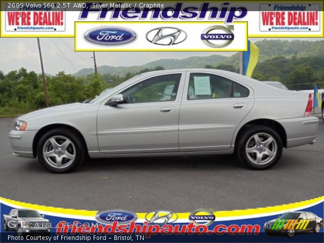 2009 Volvo S60 2.5T AWD in Silver Metallic