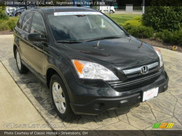 2008 Honda CR-V EX-L 4WD in Nighthawk Black Pearl