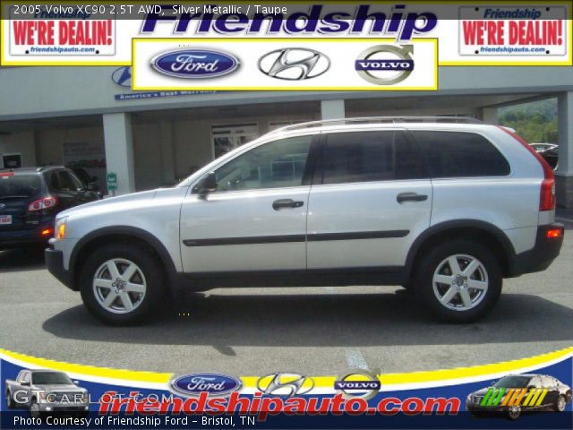2005 Volvo XC90 2.5T AWD in Silver Metallic