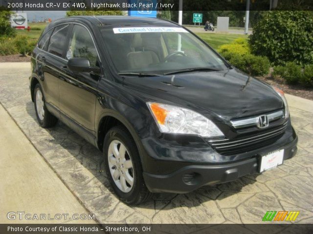 2008 Honda CR-V EX 4WD in Nighthawk Black Pearl