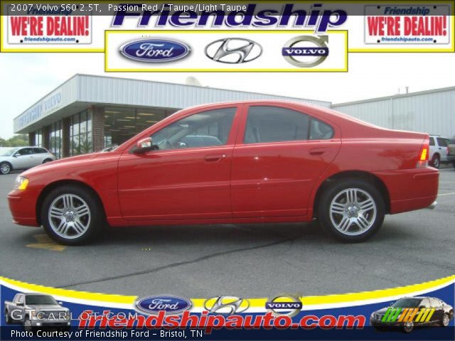 2007 Volvo S60 2.5T in Passion Red