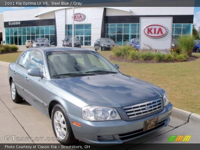 2001 Kia Optima LX V6 in Steel Blue