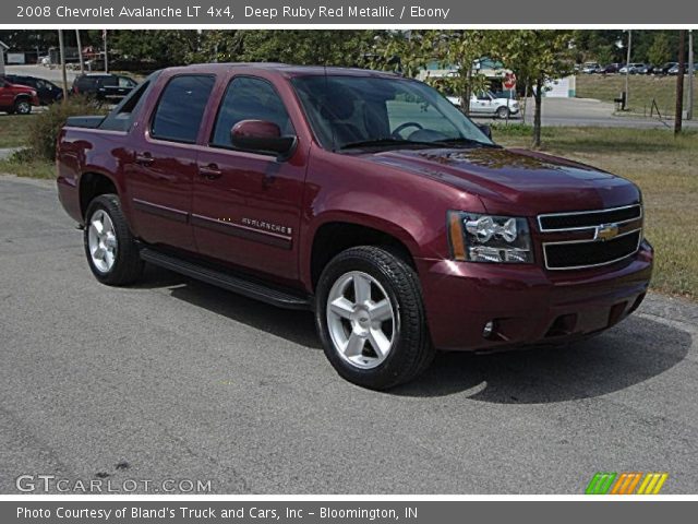 2008 Chevrolet Avalanche LT 4x4 in Deep Ruby Red Metallic