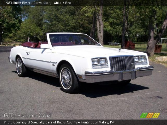 1983 Buick Riviera Convertible in White
