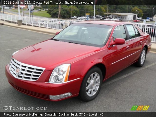 2011 Cadillac DTS  in Crystal Red Tintcoat