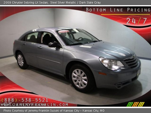2009 Chrysler Sebring LX Sedan in Steel Silver Metallic