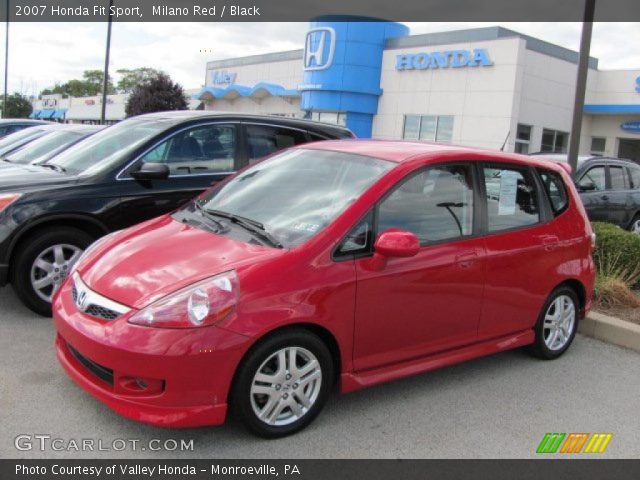 2007 Honda Fit Sport in Milano Red