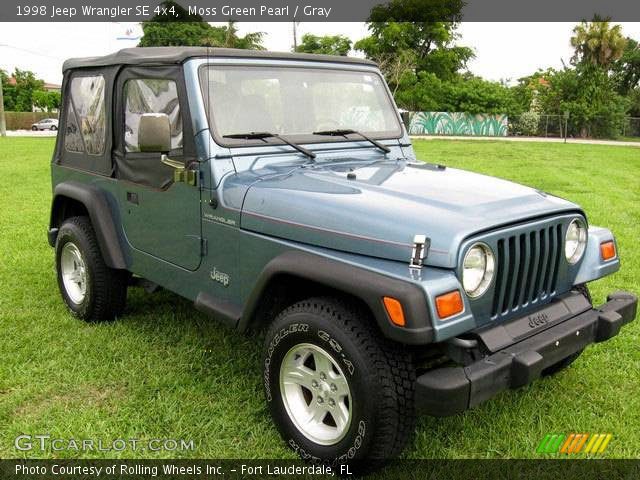 1998 Jeep Wrangler SE 4x4 in Moss Green Pearl