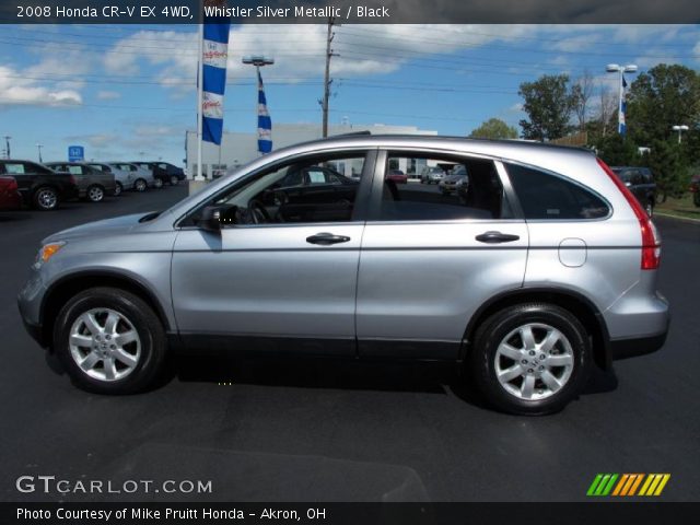 2008 Honda CR-V EX 4WD in Whistler Silver Metallic