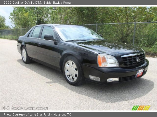 2000 Cadillac DeVille DTS in Sable Black