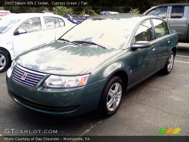 2007 Saturn ION 2 Sedan in Cypress Green