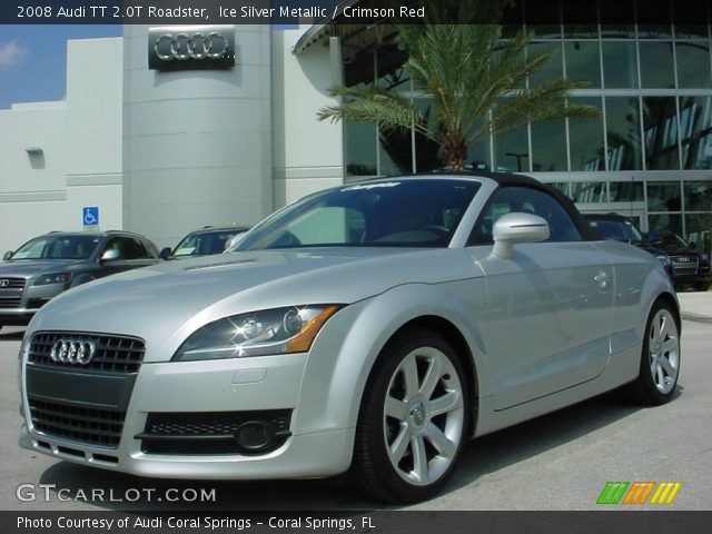 2008 Audi TT 2.0T Roadster in Ice Silver Metallic