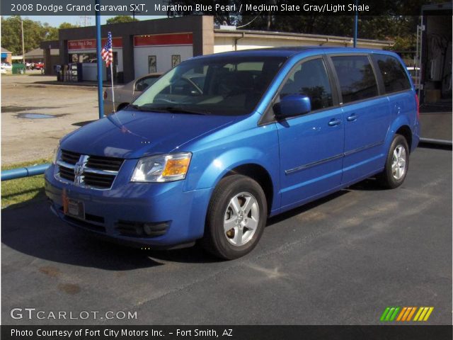2008 Dodge Grand Caravan SXT in Marathon Blue Pearl