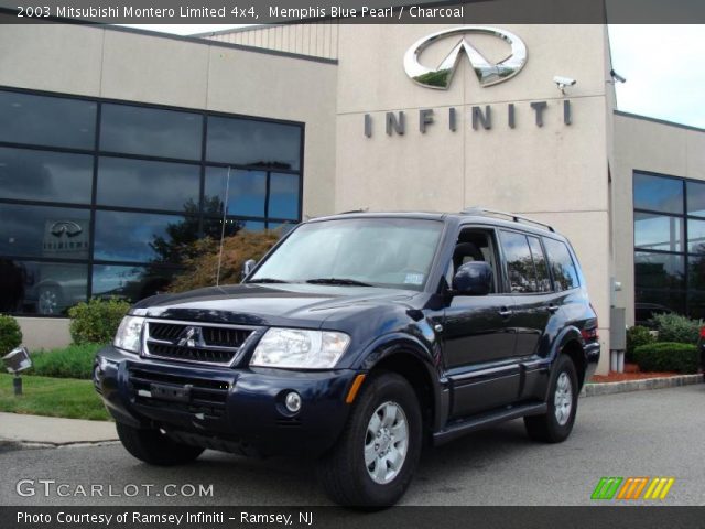 2003 Mitsubishi Montero Limited 4x4 in Memphis Blue Pearl