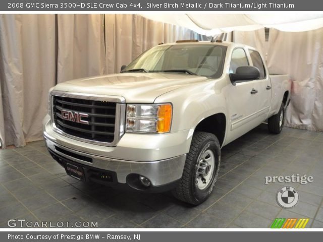 2008 GMC Sierra 3500HD SLE Crew Cab 4x4 in Silver Birch Metallic