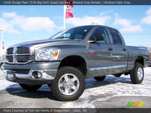 2008 Dodge Ram 2500 Big Horn Quad Cab 4x4 in Mineral Gray Metallic