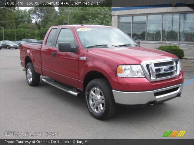 2008 Ford F150 XLT SuperCab 4x4 in Bright Red