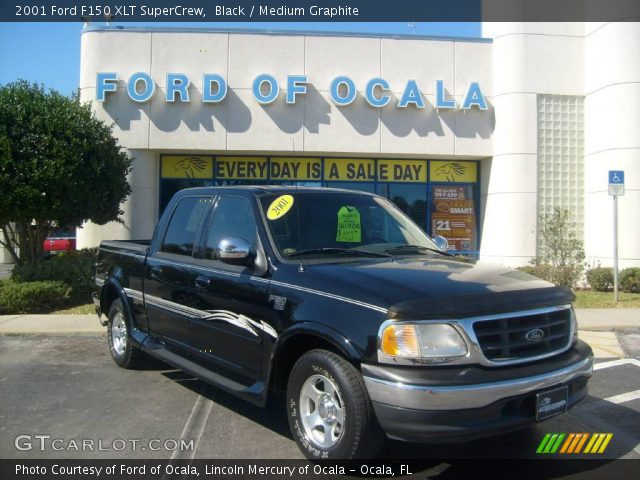 2001 Ford F150 XLT SuperCrew in Black