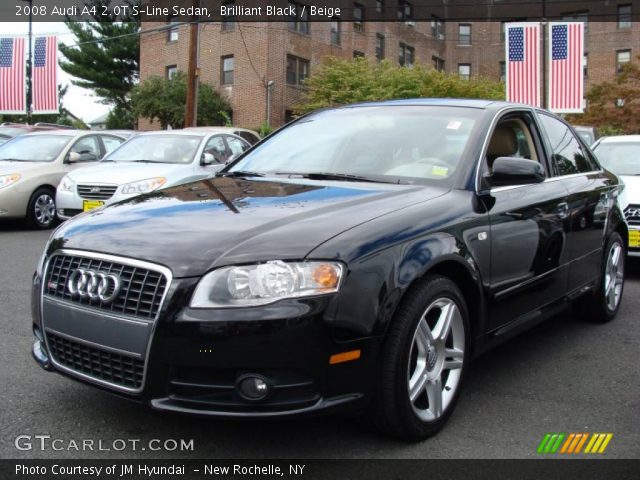 2008 Audi A4 2.0T S-Line Sedan in Brilliant Black