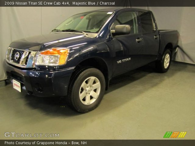 2009 Nissan Titan SE Crew Cab 4x4 in Majestic Blue