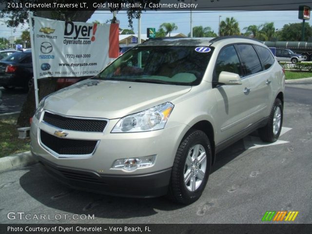 2011 Chevrolet Traverse LT in Gold Mist Metallic