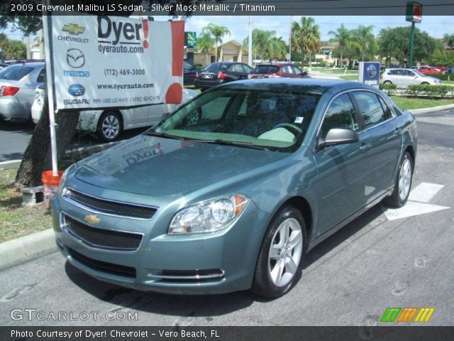 2009 Chevrolet Malibu LS Sedan in Silver Moss Metallic