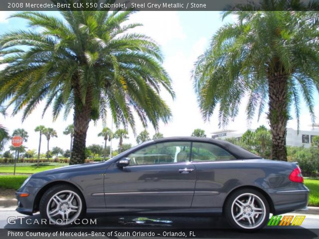 2008 Mercedes-Benz CLK 550 Cabriolet in Steel Grey Metallic