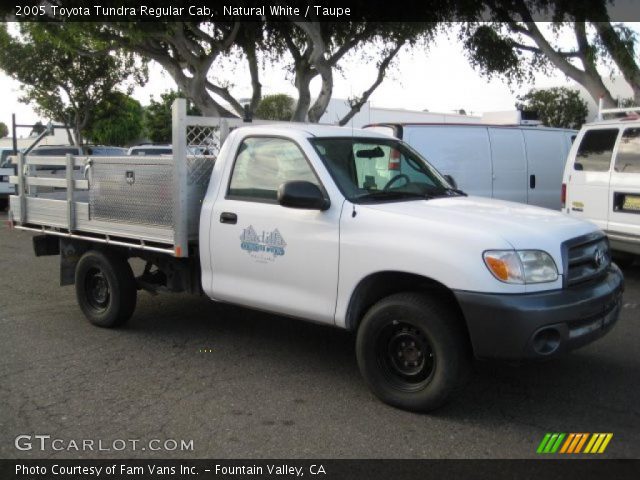 2005 Toyota Tundra Regular Cab in Natural White