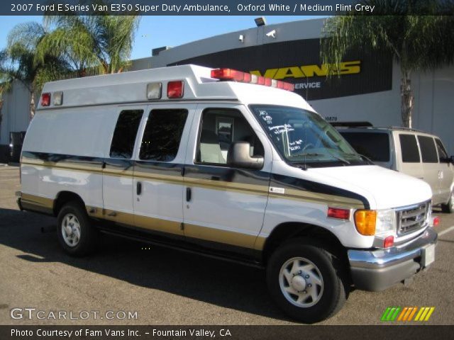 2007 Ford E Series Van E350 Super Duty Ambulance in Oxford White