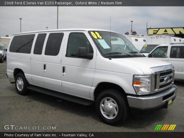 2008 Ford E Series Van E150 Passenger in Oxford White
