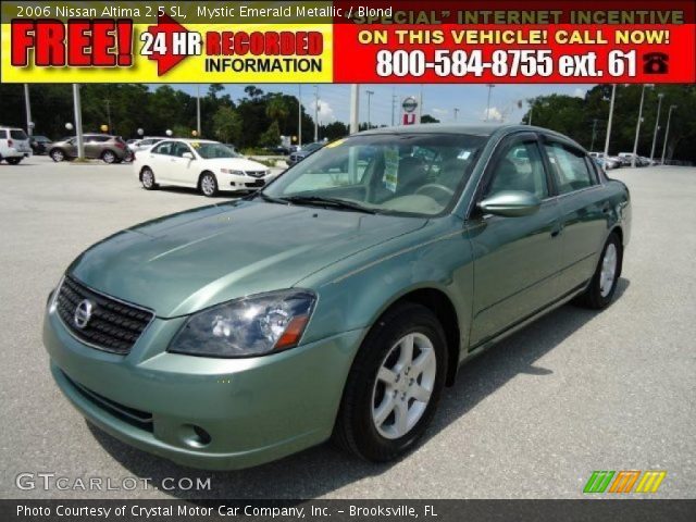 2006 Nissan Altima 2.5 SL in Mystic Emerald Metallic