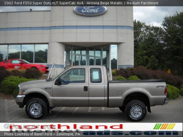 2002 Ford F350 Super Duty XLT SuperCab 4x4 in Arizona Beige Metallic