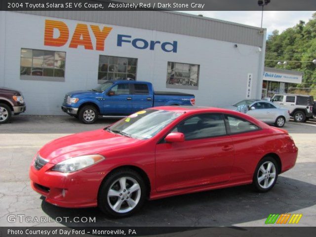 2004 Toyota Solara SE V6 Coupe in Absolutely Red