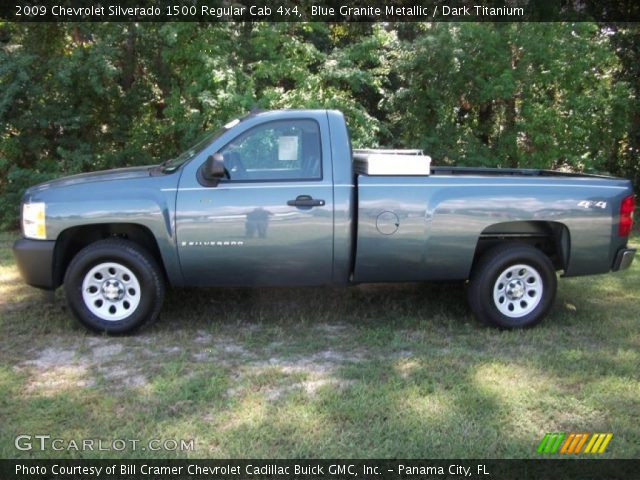 2009 Chevrolet Silverado 1500 Regular Cab 4x4 in Blue Granite Metallic