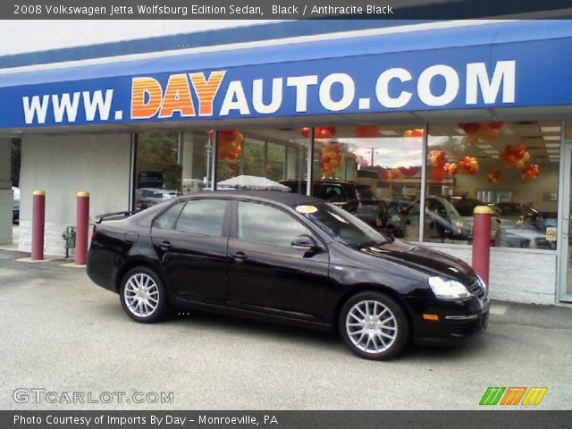 2008 Volkswagen Jetta Wolfsburg Edition Sedan in Black