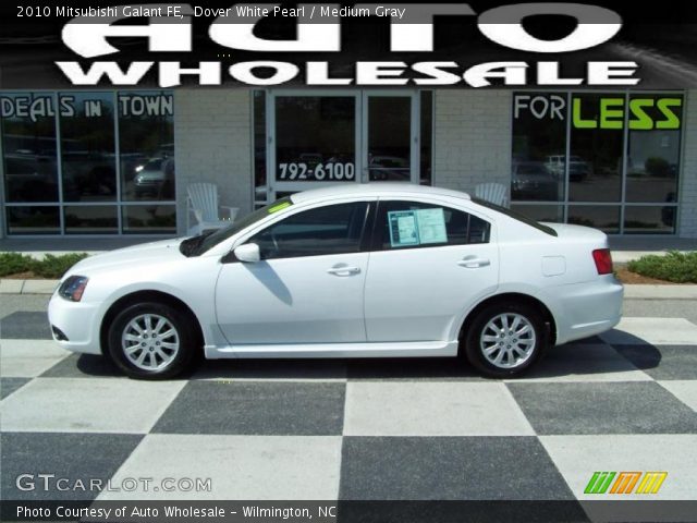 2010 Mitsubishi Galant FE in Dover White Pearl