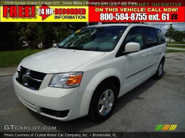 2008 Dodge Grand Caravan SXT in Stone White