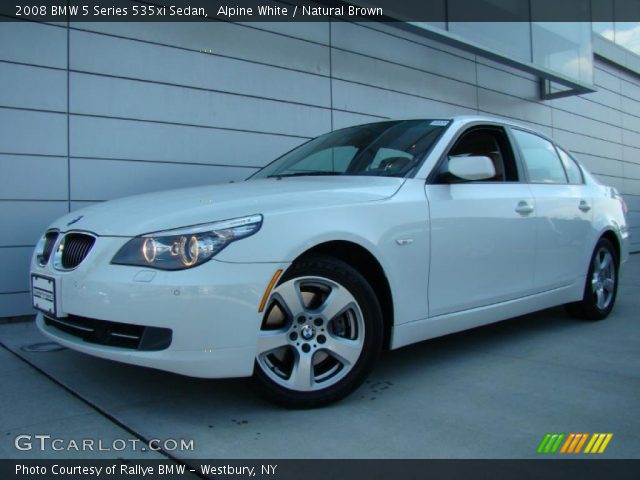 2008 BMW 5 Series 535xi Sedan in Alpine White