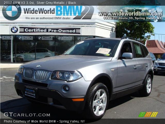 2007 BMW X3 3.0si in Silver Grey Metallic