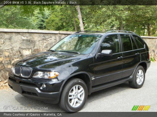 2006 BMW X5 3.0i in Black Sapphire Metallic