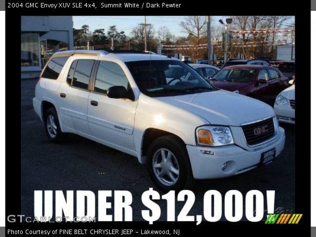 2004 GMC Envoy XUV SLE 4x4 in Summit White