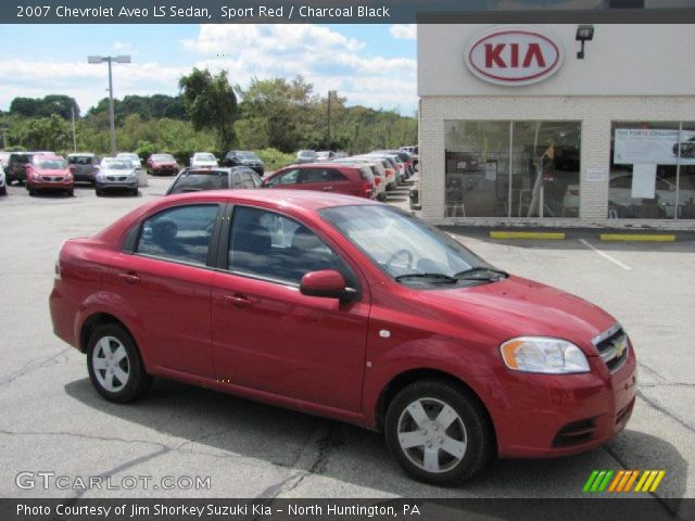 2007 Chevrolet Aveo LS Sedan in Sport Red