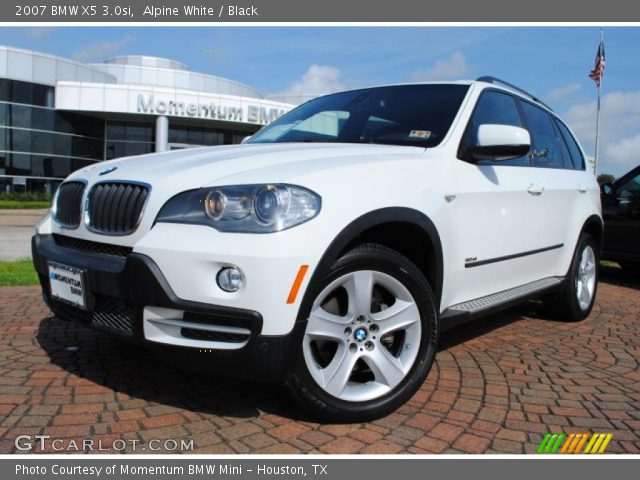 2007 BMW X5 3.0si in Alpine White