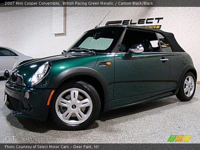 2007 Mini Cooper Convertible in British Racing Green Metallic