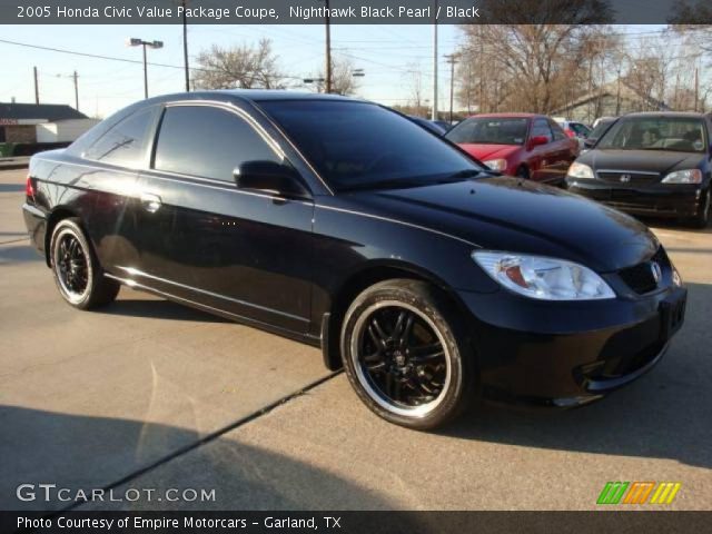 2005 Honda Civic Value Package Coupe in Nighthawk Black Pearl