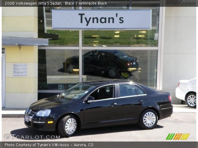 2008 Volkswagen Jetta S Sedan in Black