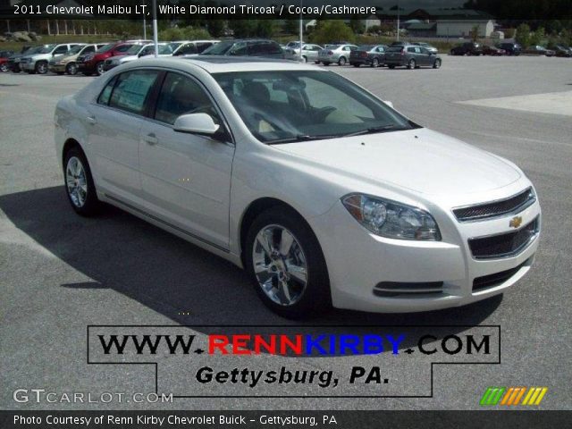 2011 Chevrolet Malibu LT in White Diamond Tricoat