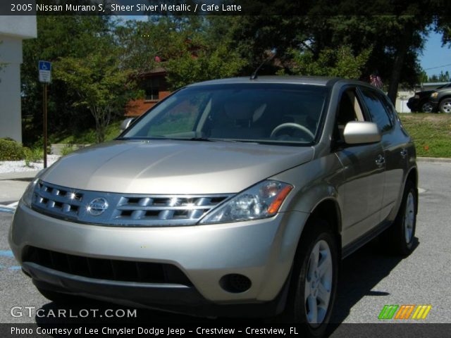 2005 Nissan Murano S in Sheer Silver Metallic