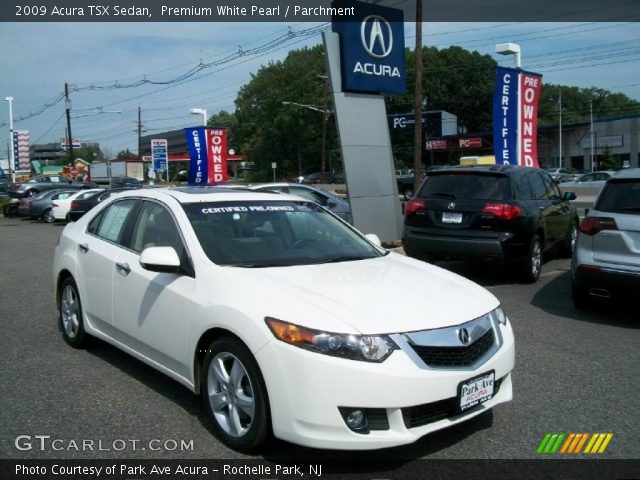 2009 Acura TSX Sedan in Premium White Pearl